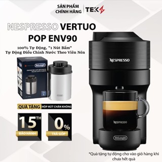 Máy Pha Cà phê viên nén Delonghi Vertuo Pop ENV90 - Công suất 1260W - Kết nối Wifi, Bluetooth, BH 12 tháng