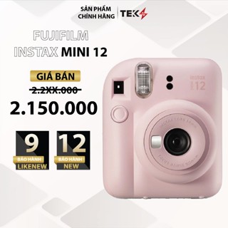 Hoả Tốc HN – Instax Mini 12 Máy Ảnh Chụp Lấy Ngay, Đủ Màu Pastel, Selfie Đẹp, Date Mới, Bảo Hành 9T