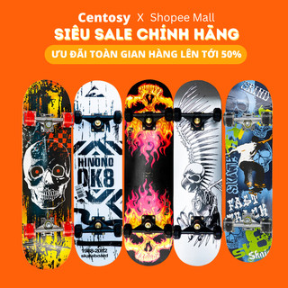 Ván trượt người lớn 3108 qs - in hình phong cách, mặt nhám chống trơn