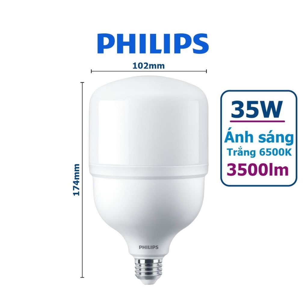 Bóng đèn Philips LED TFORCE core 35W HB E27 [ HÀNG CHÍNH HÃNG]