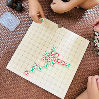 Đồ chơi truyền thống- Cờ caro cờ XO- chất liệu gỗ