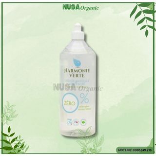 Nước rửa chén sinh học đậm đặc bạc hà Harmonie Verte - Laboratoire Gravier - 1L