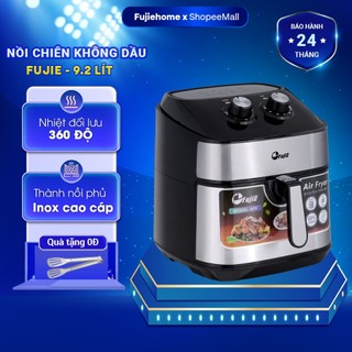 Nồi chiên không dầu 9.2 Lít nhập khẩu Nhật Bản Fujie, nồi chiên cơ 9.2L tự ngắt công suất 1800W