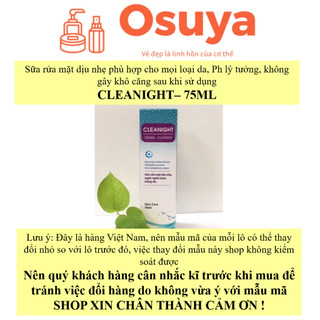 ( CHÍNH HÃNG ) SỮA RỬA MẶT DỊU NHẸ CLEANIGHT TANIDA PHARMA 70ML