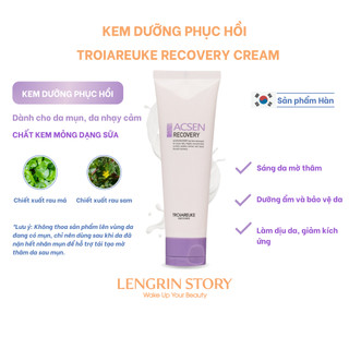 Kem Dưỡng Da Troiareuke Acsen Recovery Cream Hàn Quốc Kem Dưỡng Phục Hồi Dành Cho Da Mụn Da Nhạy Cảm