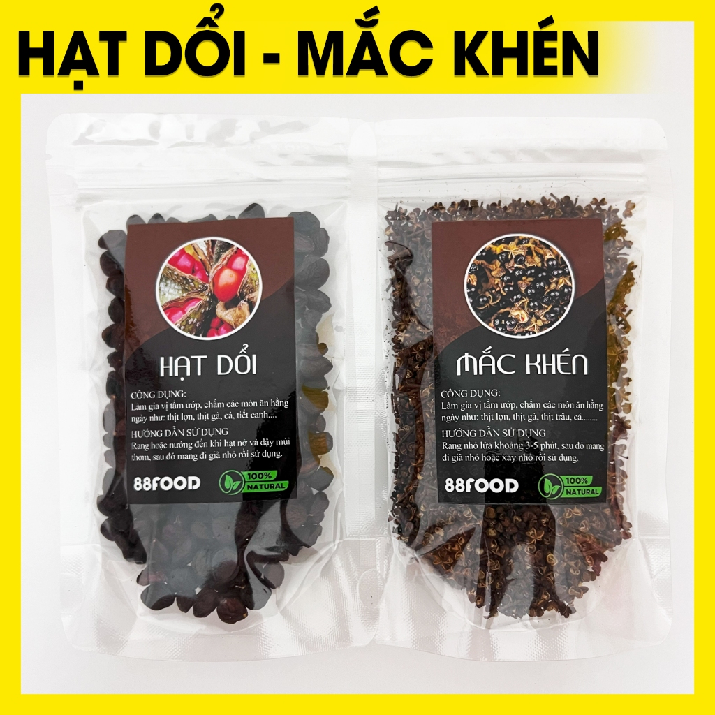 Combo Siêu Rẻ: 100 Hạt Dổi + 100g Mắc Khén (Chính Gốc Tây Bắc)