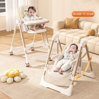 Ghế Ăn Dặm Cho Bé BABYBOO , Ghế Ăn Dặm Đa Năng Nhiều Chế Độ Có Thể Gấp Gọn