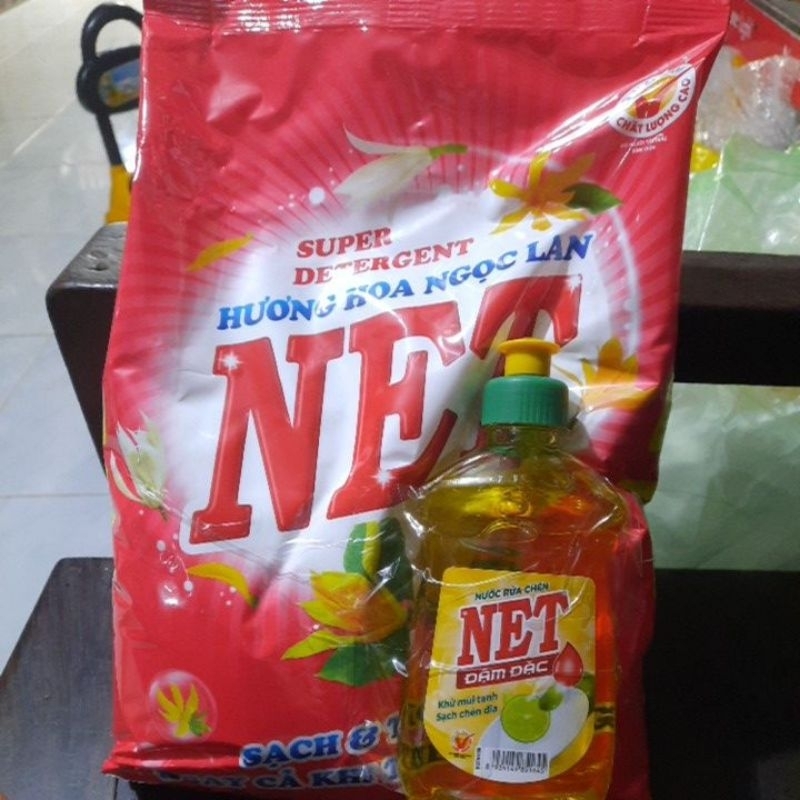 Bột giặt Net Hương Hoa ngọc lan gói 2.4kg