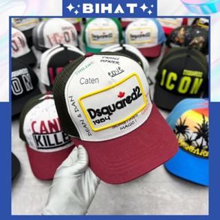 Mũ Lưỡi Trai DSQUARED2 Khoá Nút Thời Trang Nam Nữ, nón kết kaki phối lưới Dsquared2 thoáng mát MU153