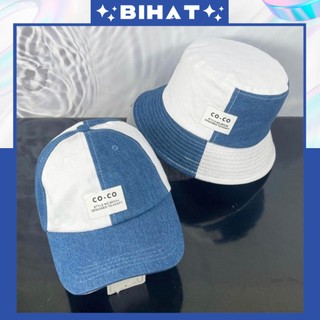 Cặp nón kết mũ lưỡi trai - mũ bucket coco unisex full tem, Mũ đôi nón cặp MU156