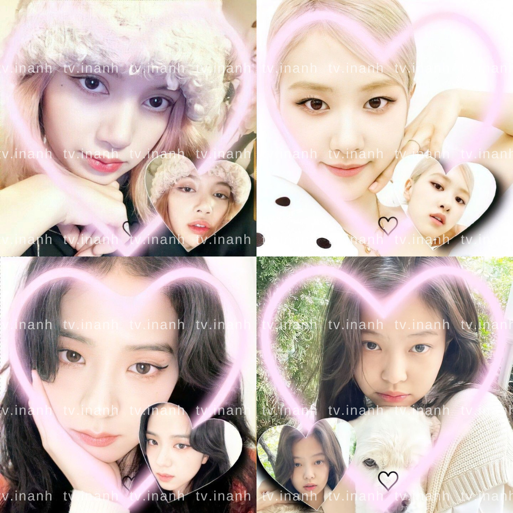 [HỎA TỐC] Set 35 sticker niêm phong BLACKPINK - Ver 2Heart