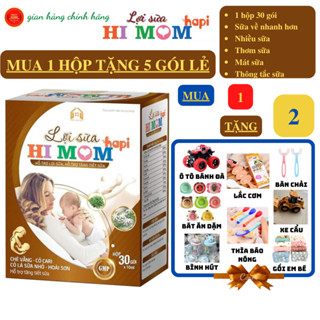  CHÍNH HÃNG  Lợi Sữa Hi MOM HAPI,Giúp Gọi Sữa Về Nhiều sữa,Thông Tắc Tuyến Sữa ngay lần đầu sử dụng 