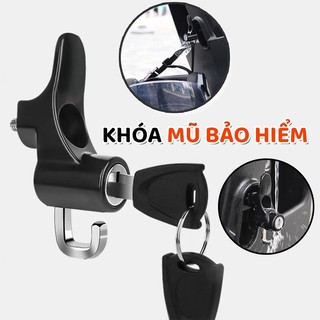 Móc treo đồ xe máy, móc treo xe máy, xe điện có khóa chống mất nón an toàn tiện dụng - Happy Life 4U