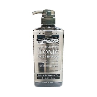 Dầu gội xả 2 trong 1 cho nam tóc gàu Tonic Rinse In Pharmaact Nhật Bản (550ml)