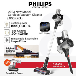 Máy hút bụi cầm tay không dây, máy hút bụi gia đình lực hút khỏe đa dạng đầu hút - Bảo hành 2 năm