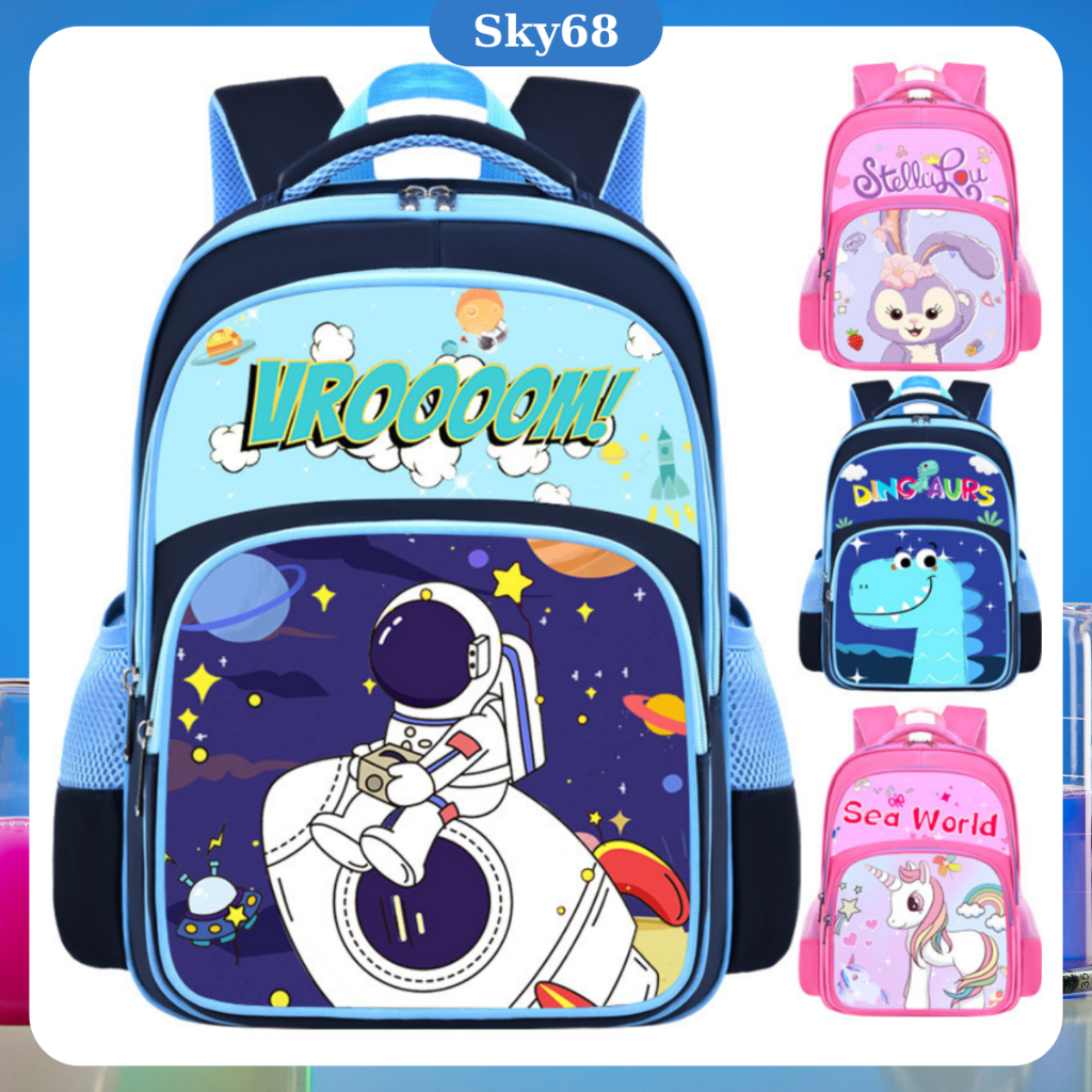 Balo Đi Học Chống Nước, Balo tiểu học, Cặp Sách Học Sinh Tiểu Học, Balo Cấp 1-HS10