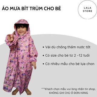 Áo mưa bít trùm cho bé
