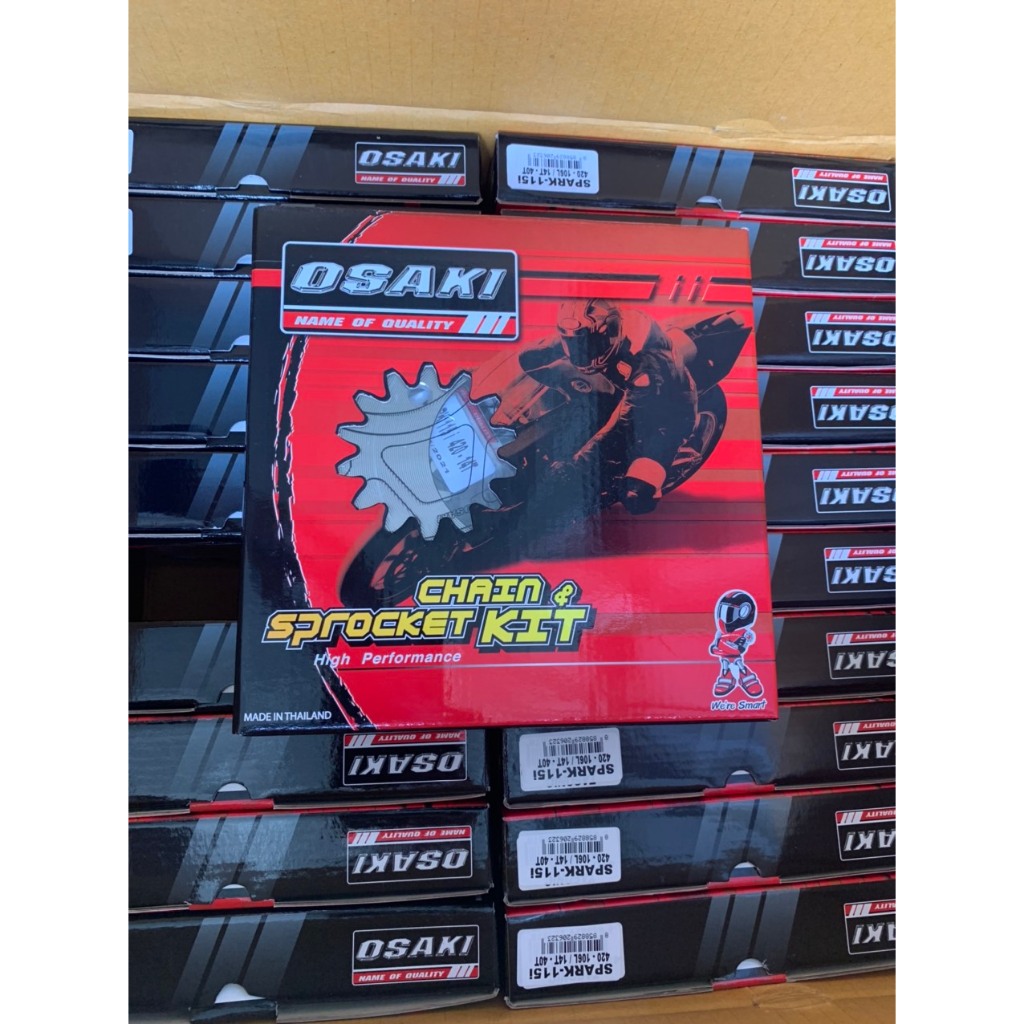 Bộ nhông sên dĩa osaki Thailand cho xe Wave,Dream,Future,MSX125.