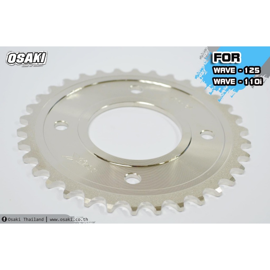 Bộ nhông sên dĩa osaki Thailand cho xe Wave,Dream,Future,MSX125.