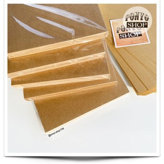 Xấp 100 tờ giấy Decal kraft nhãn dán có keo, khổ A4