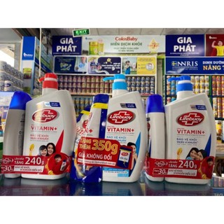 Sữa tắm Lifebuoy chăm sóc da 800g/Chai  Tặng khăn tắm cao cấp