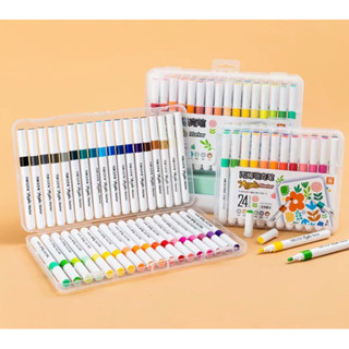  Bút màu Acrylic 12 24 36 48 60 Màu Có Thể Vẽ Lên Nhiều Bề Mặt Màu Sắc Nét Tươi Tắn Chuyên Nghiệp 89001 