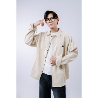 Áo Sơ Mi Nam Chất Liệu Nhung  Tăm Dày Dặn,Áo Sơ Mi Dài Tay Cổ Bẻ Form Rộng Thời Trang Hàn Q144