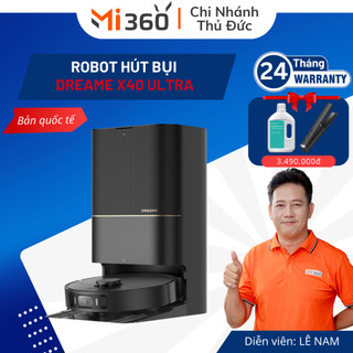 Robot hút bụi lau sàn Dreame X30 | X40 Ultra - Bản Quốc Tế - Bảo Hành Chính Hãng 24 Tháng