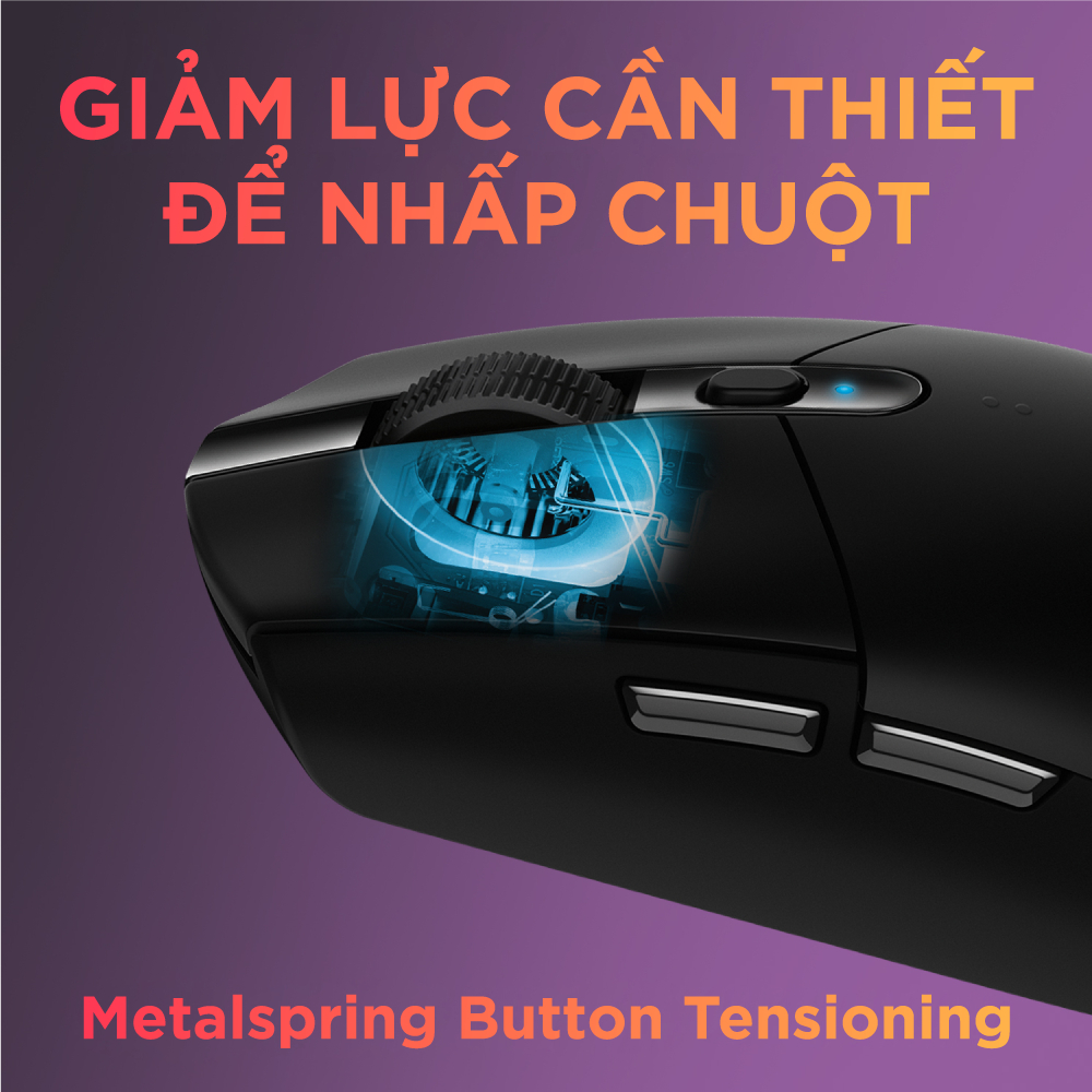 Chuột gaming không dây Logitech G G305 LIGHTSPEED - Hero 12K DPI, Nhẹ 99g, 6 nút lập trình, Pin 250h | BigBuy360 - bigbuy360.vn