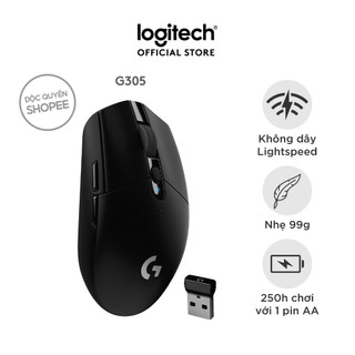 Chuột game không dây logitech g g305 lightspeed - hero 12k dpi, nhẹ 99g, 6 nút lập trình, pin 250h