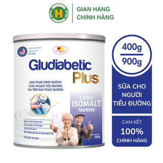 Sữa tiểu đường gludiabetic plus sữa cho người tiểu đường chính hãng 400g/900g