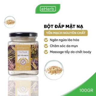 Bột Yến Mạch Nguyên Chất Đắp Mặt Nạ Chống Lão Hóa, Ngừa Mụn MILAGANICS 100g (Hũ)
