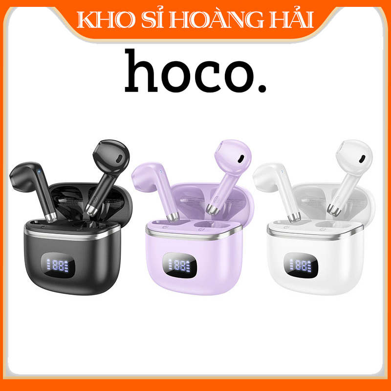 Tai nghe bluetooth Hoco EQ1/EQ2, pin nghe 7h, có màn hình hiển thị pin, cảm ứng chạm, âm thanh nổi, 