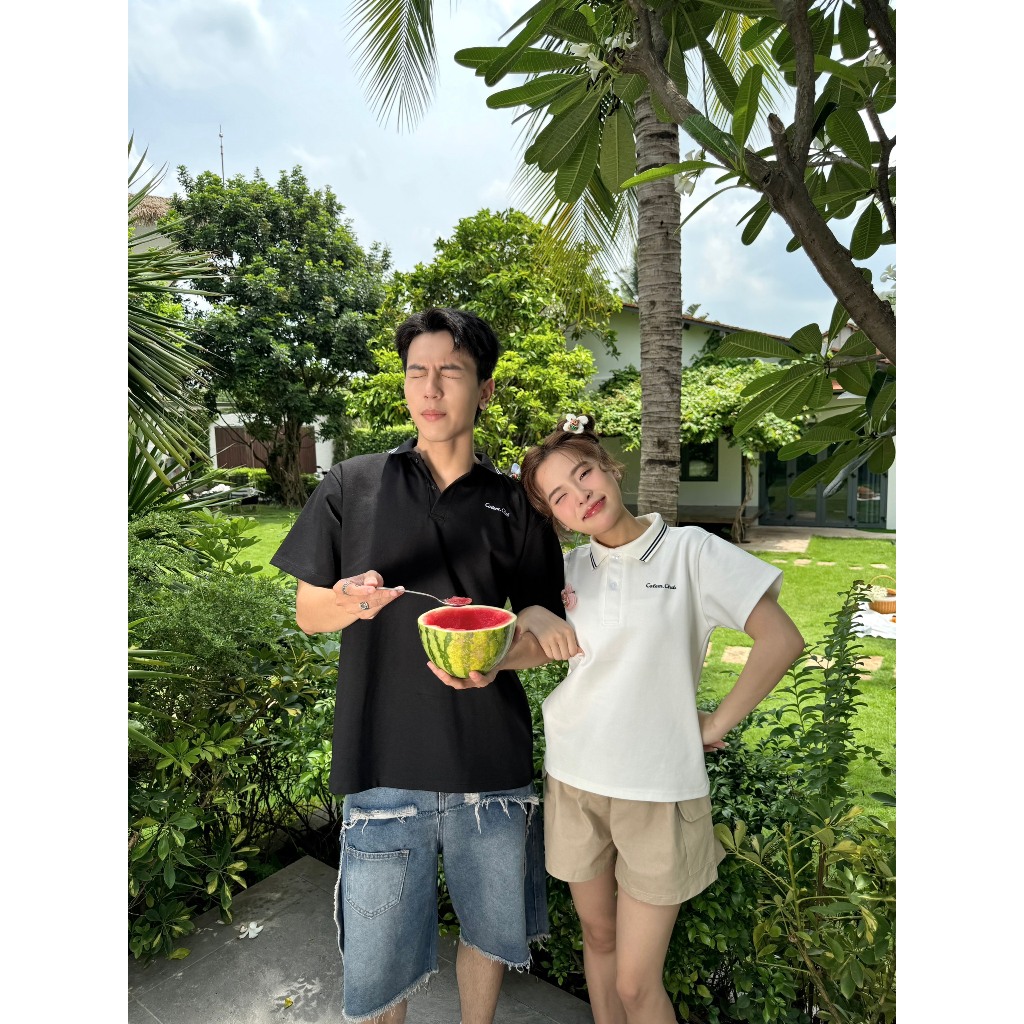 Calem club - Áo POLO Tennis Core sport vibes vải cotton dày dặn Nam Nữ | BigBuy360 - bigbuy360.vn