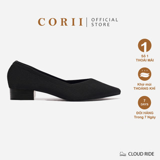 CORII - Giày Bít Cao Gót Mũi Nhọn The Nature 2.0 Thời Trang và Thoải Mái Nhất - CR041 Đen