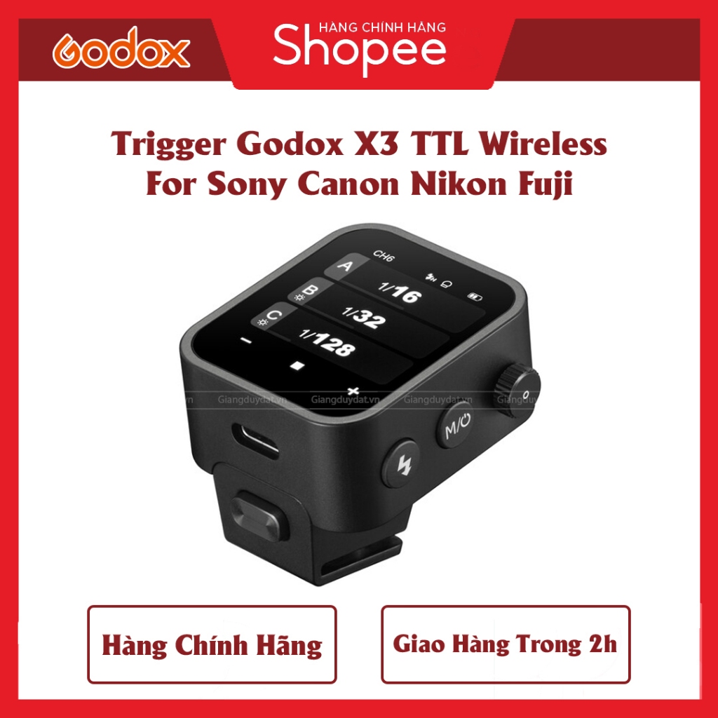 Trigger Godox X3 TTL Wireless Flash For Leica Sony Canon Nikon Fuji