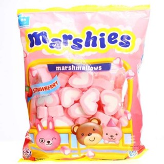 Kẹo Bông Gòn Marshmallow Marshies Hương Dâu Tây (Gói 250g)