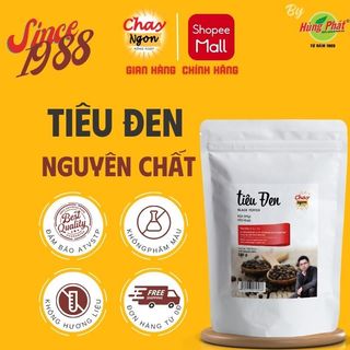 Hạt tiêu đen nguyên chất cay nồng đúng vị thương hiệu hùng phát gói 200g hạt to chọn lọc đạt chuẩn