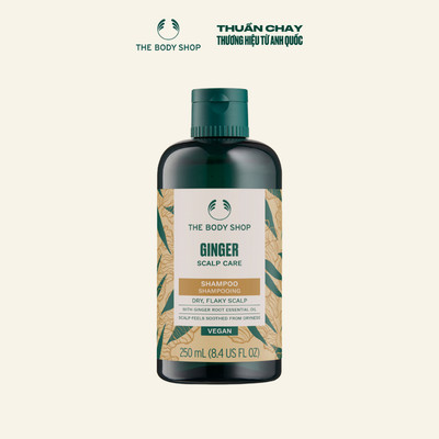 Dầu Gội Gừng Cho Da Đầu Gàu Ginger Scalp Care Shampoo The Body Shop