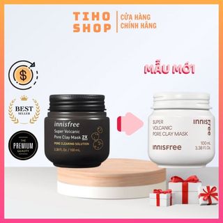 Mặt Nạ Đất Sét Super Volcanic Pore Clay Mask 2X Innisfree 100ml