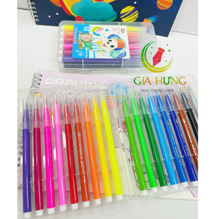 Hộp 18 cây bút lông màu lm-709 hiệu gstar/họa cụ tô màu vẽ tranh nhiều màu nổi bật chất lượng tốt