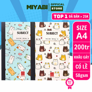Vở kẻ ngang 200 trang a4 Hồng Hà, sổ a4 ghi chép giá rẻ cute tập vở kẻ ngang học sinh dán gáy sổ tay , vở viết , vở ghi