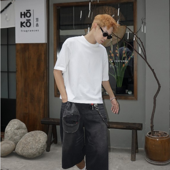 Áo Thun Trơn FORM BOXY GODMOTHER T-Shirt Cotton 250gsm Thoáng Mát Phong Cách Trẻ Trung Năng Động | BigBuy360 - bigbuy360.vn