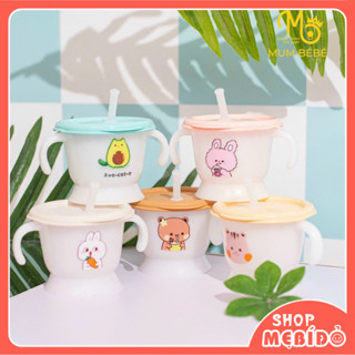Cốc Tập Hút Tập Uống Nước 3 Giai Đoạn Có Vạch Chia 150ml Cho Bé Lion, Mumbebe - Shop Mẹ Bí Đỏ