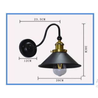 Đèn gắn tường kiểu công nghiệp VT06