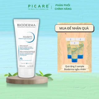 Gel rửa mặt dành cho da rất khô, nhạy cảm bị kích ứng Bioderma Atoderm Intensive Gel Moussant 200ml