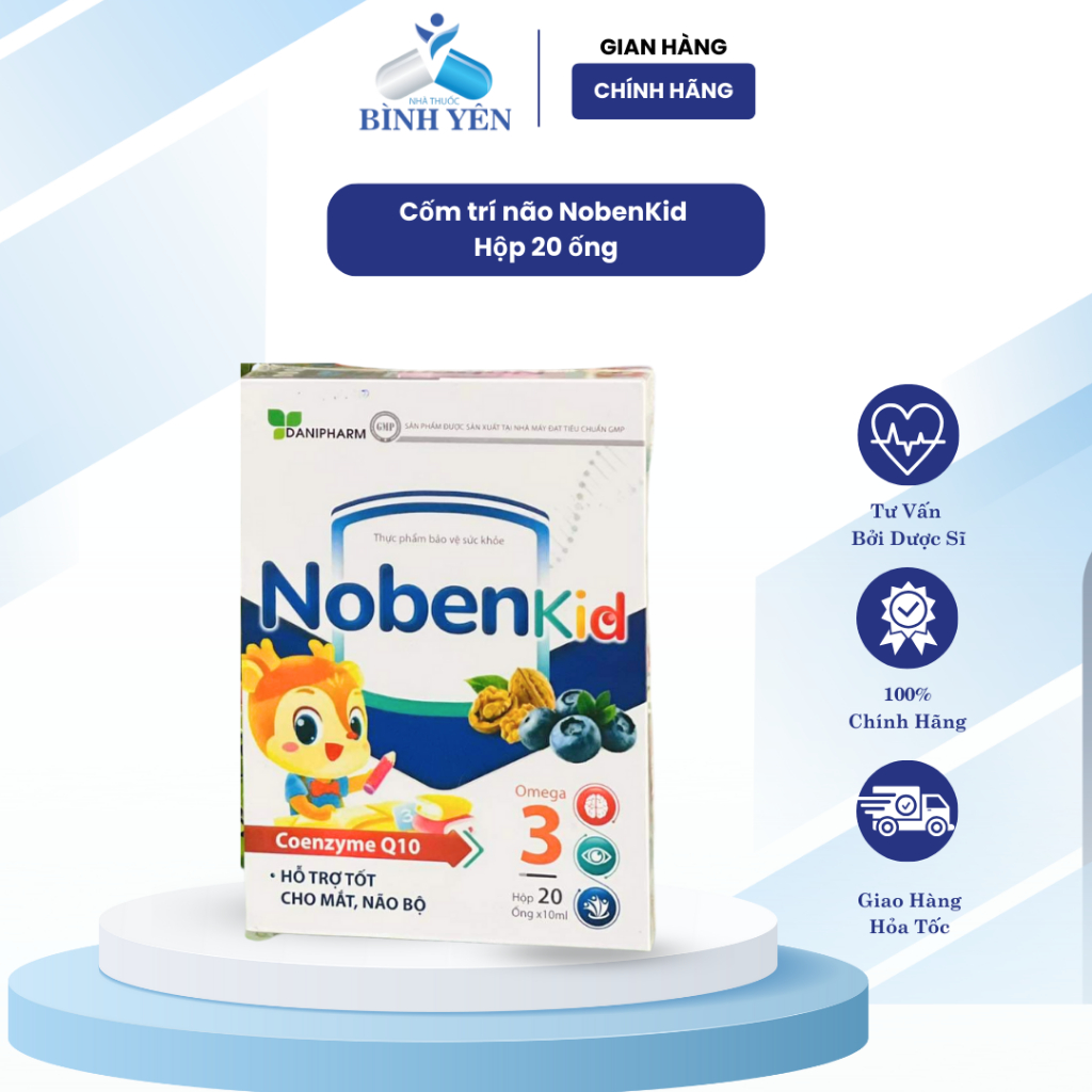 Noben Kid Platinum Cốm trí não giúp bé thông minh