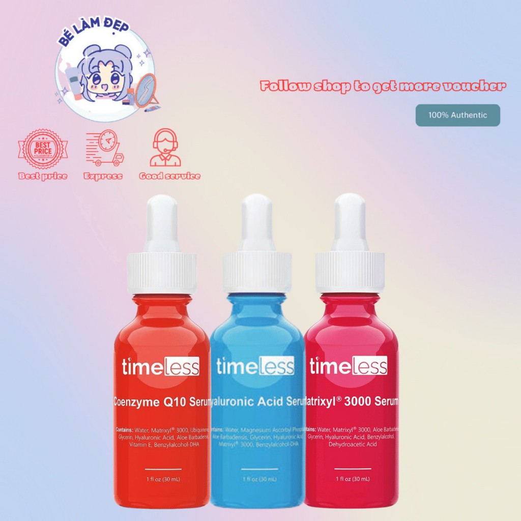 Tinh Chất Timeless Hỗ Trợ Dưỡng Da Phục Hồi  (30ml)