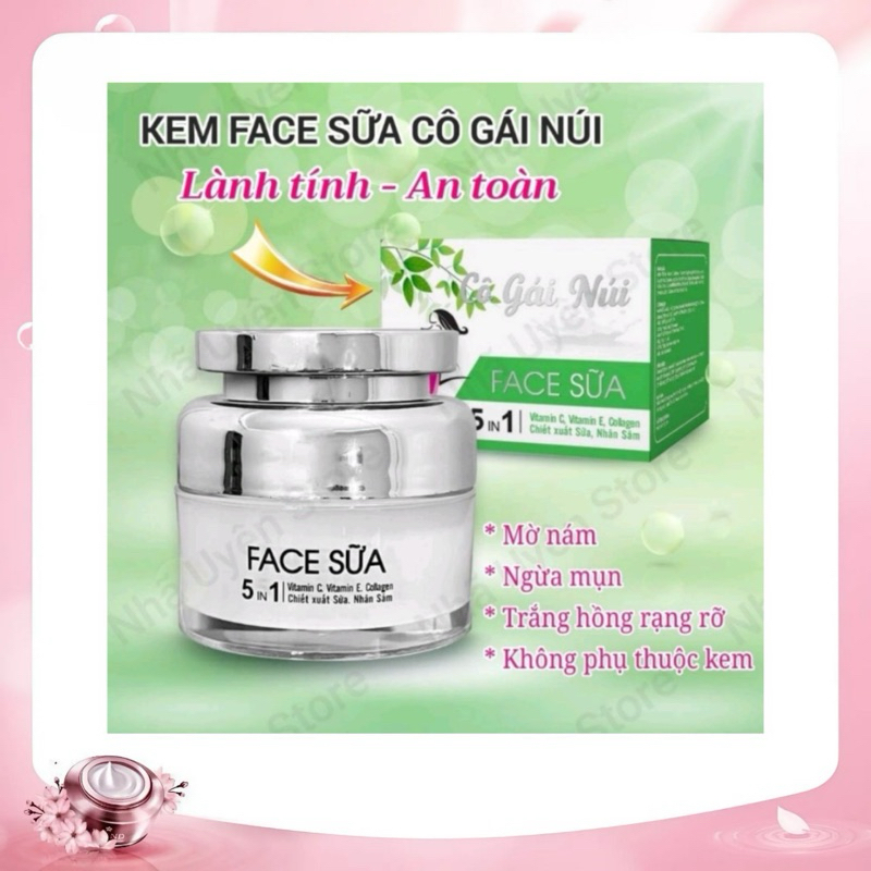 kem FACE SỮA Cô gái núi