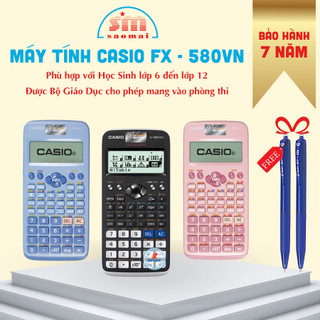 Máy Tính Casio fx-580VN Chính Hãng Phù Hợp Từ Lớp 6 Đến Lớp 12 Bảo Hành 7 Năm Kèm Quà - Văn Phòng Phẩm Sao Mai V611